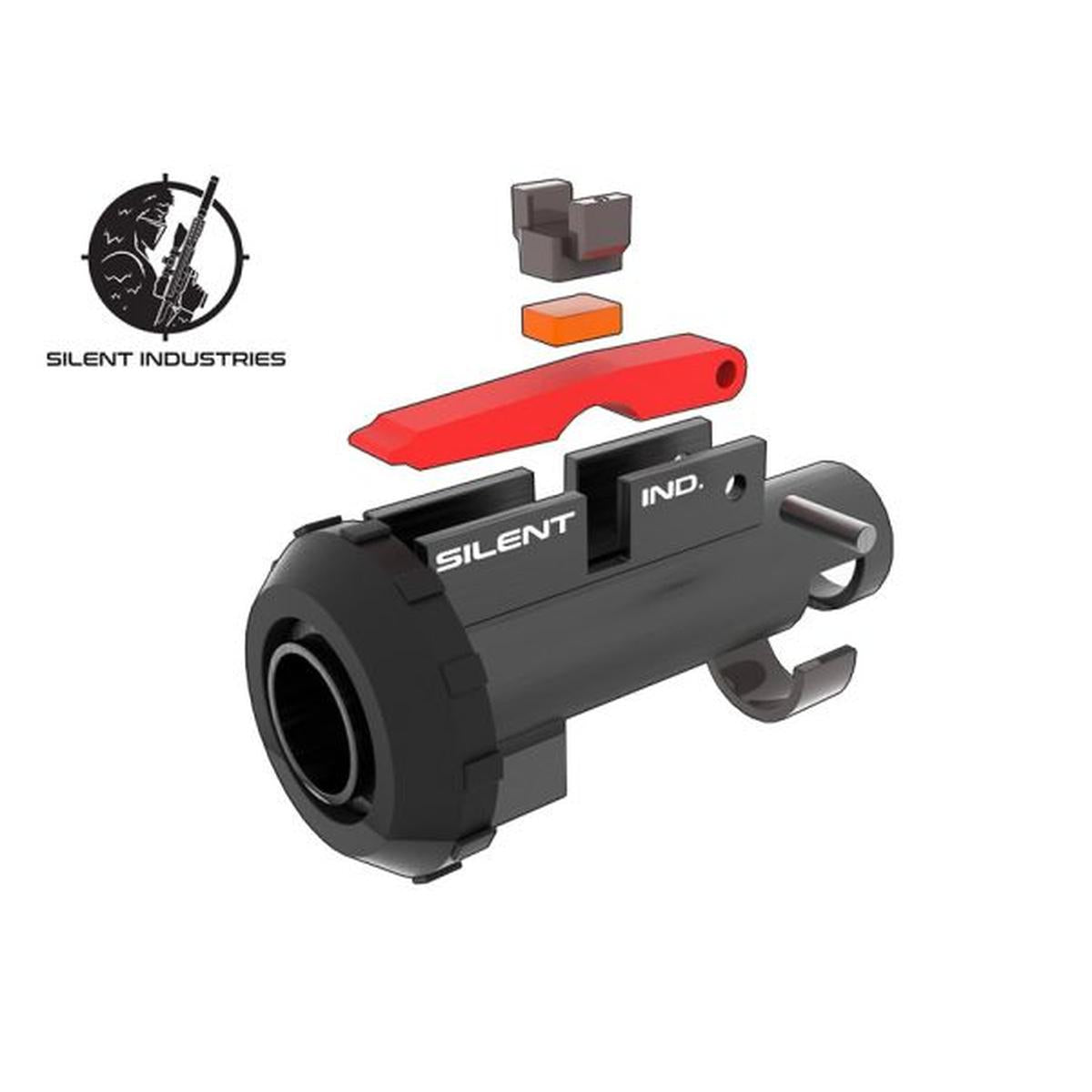AIRTECH STUDIOS SILENT INDUSTRIES MTW & M4 ホップアップ ロータリーチャンバー アドバンスド TDC トロリー (M-ナブ付き)-AIRSOFT GOGO エアガン・サバゲー用品通販