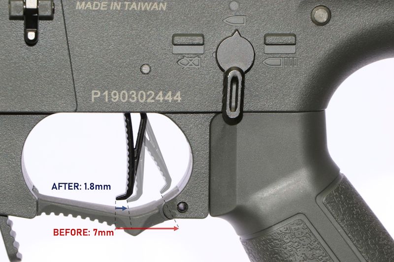 Airtech Studios STC スピードトリガーコンバーターー（G&G CM16 & TR16 ETU シリーズ用）-AIRSOFT GOGO エアガン・サバゲー用品通販