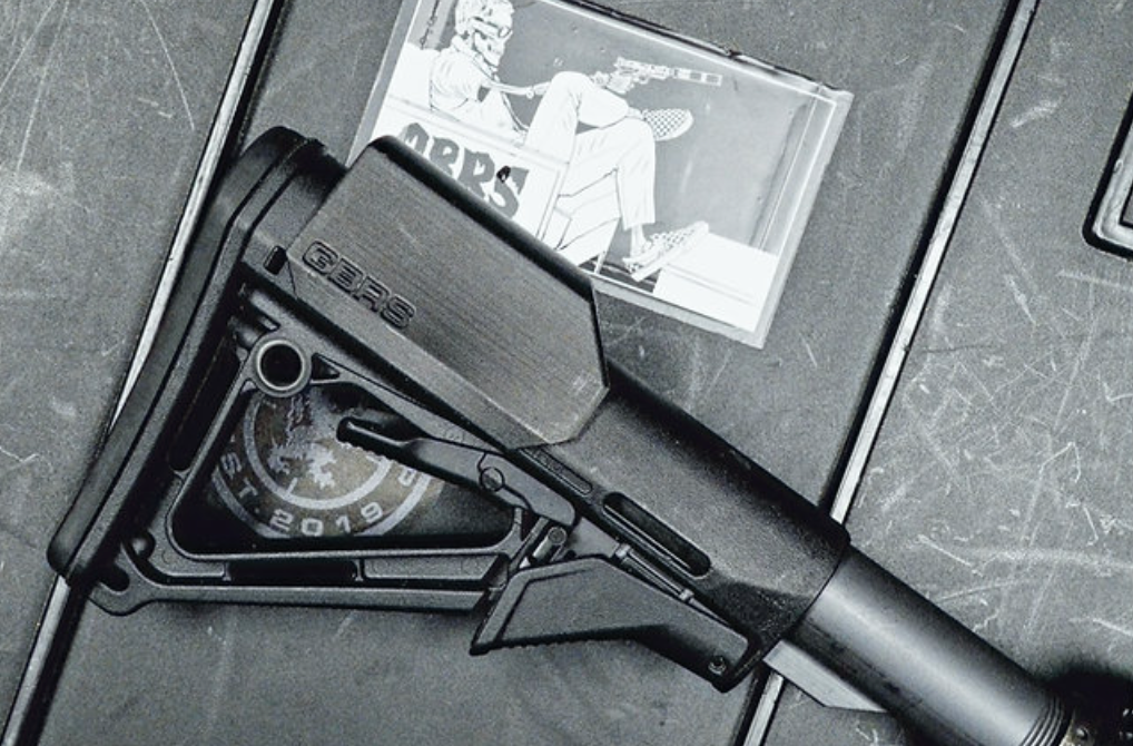 AKATSUKI GBRS チークライザー - ブラック-AIRSOFT GOGO エアガン・サバゲー用品通販