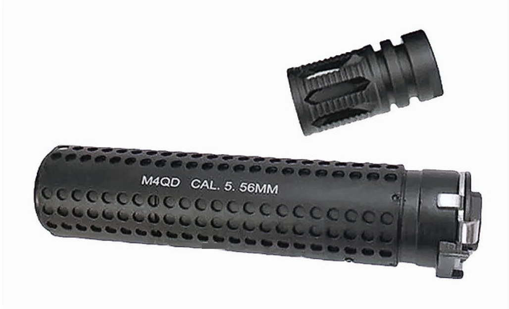 AKATSUKI KACスタイル M4 QDサプレッサー - ブラック-AIRSOFT GOGO エアガン・サバゲー用品通販
