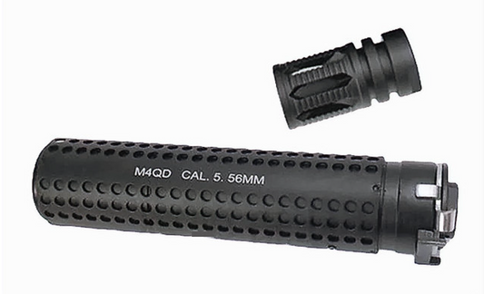 AKATSUKI KACスタイル M4 QDサプレッサー - ブラック-AIRSOFT GOGO エアガン・サバゲー用品通販