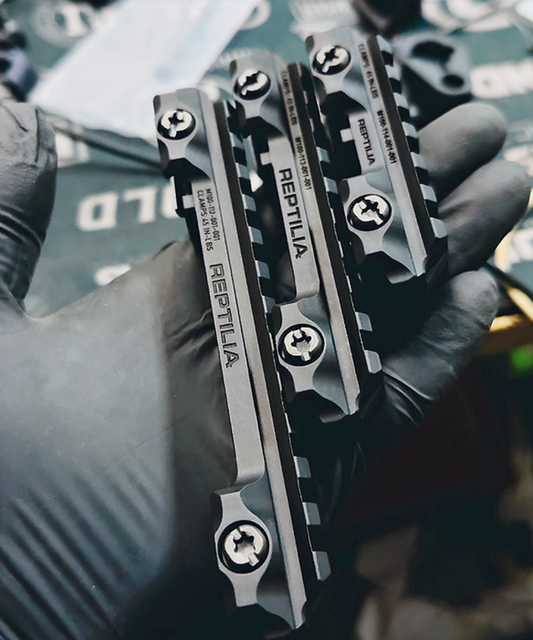 AKATSUKI レプティリア RMU 0.625インチ 高さ調整マウント - ブラック, 6 Slots-AIRSOFT GOGO エアガン・サバゲー用品通販
