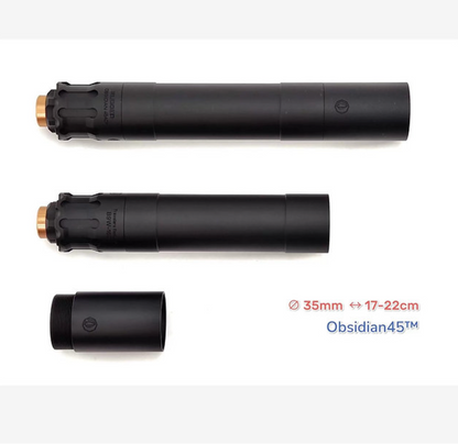 AKATSUKI Rugged Obsidian 9 & Obsidian 45 モジュラーサプレッサー - Obsidian 9-AIRSOFT GOGO エアガン・サバゲー用品通販