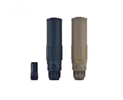 AKATSUKI SCI-Six サプレッサー（フラッシュハイダーセット付き） - ブラック-AIRSOFT GOGO エアガン・サバゲー用品通販