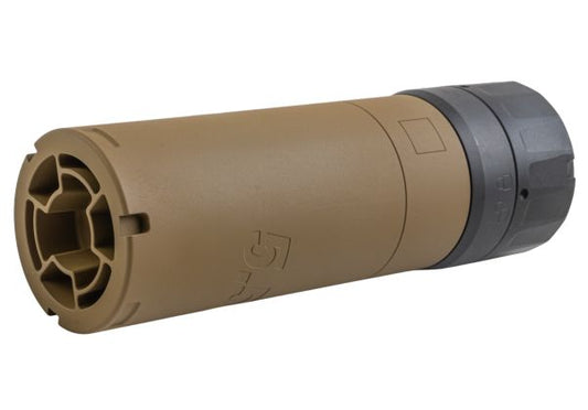 AKATSUKI SIG SLX タイプ5.56 ダミーサプレッサー（フラッシュハイダー付き）（CNCアルミニウム / アルミ、DE）-AIRSOFT GOGO エアガン・サバゲー用品通販
