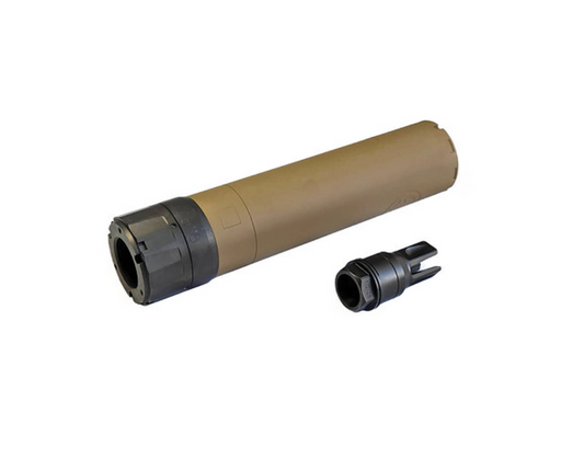 AKATSUKI SIG XM7 SLX 6.8 ダミーサプレッサー（フラッシュハイダー付き、トレーサー装着済み） - ダークアース-AIRSOFT GOGO エアガン・サバゲー用品通販