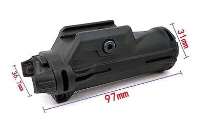 AKATSUKI XH15 タクティカルLEDライト - ブラック-AIRSOFT GOGO エアガン・サバゲー用品通販