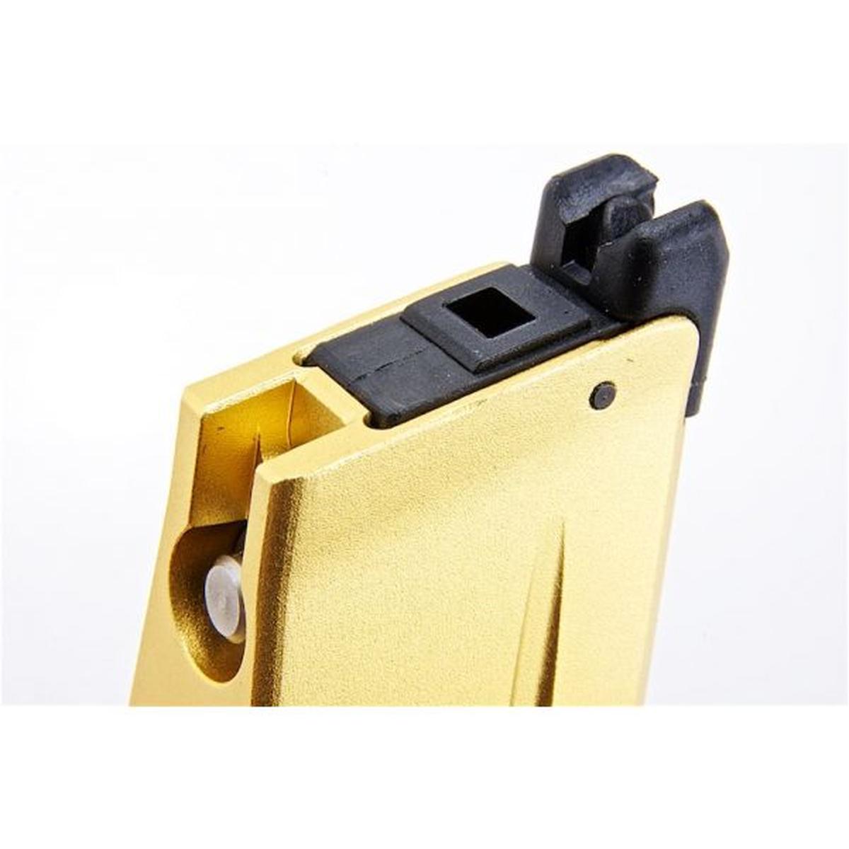 ALPHA PARTS 東京マルイ ハイキャパ エアソフト グリーン ガスマガジン (31発、CNCアルミニウム、ゴールド)-AIRSOFT GOGO エアガン・サバゲー用品通販