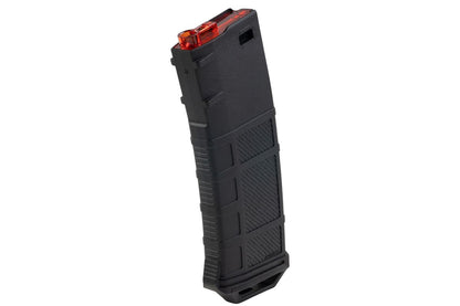 Amarok Sports ポリマー ミッド キャップ マガジン AEG 用 (250 発、ブラック/赤)-AIRSOFT GOGO エアガン・サバゲー用品通販