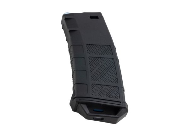 Amarok Sports ポリマー ミッド キャップ マガジン AEG 用 (250 発、ブラック/ブルー)-AIRSOFT GOGO エアガン・サバゲー用品通販