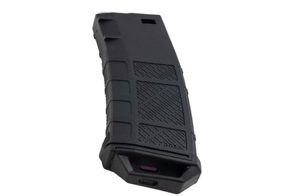 Amarok Sports ポリマー ミッド キャップ マガジン (AEG 用、250 発、ブラック/マゼンタ)-AIRSOFT GOGO エアガン・サバゲー用品通販