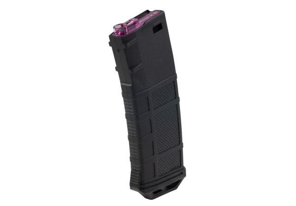 Amarok Sports ポリマー ミッド キャップ マガジン (AEG 用、250 発、ブラック/マゼンタ)-AIRSOFT GOGO エアガン・サバゲー用品通販