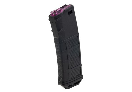 Amarok Sports ポリマー ミッド キャップ マガジン (AEG 用、250 発、ブラック/マゼンタ)-AIRSOFT GOGO エアガン・サバゲー用品通販