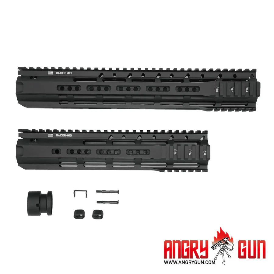 Angry Gun BC* Raider M-Lok ハンドガード AR / M4 シリーズ用 (BCRRM) - AG-BCRRM13-AIRSOFT GOGO エアガン・サバゲー用品通販