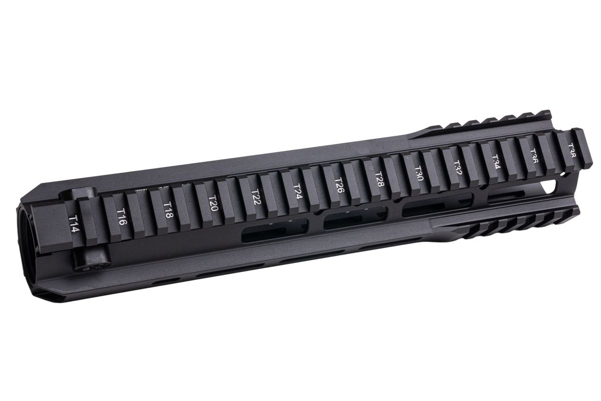 Angry Gun BC* Raider M-Lok レイル GBB / AEG / PTW 用 - (10 インチ、ブラック)-AIRSOFT GOGO エアガン・サバゲー用品通販