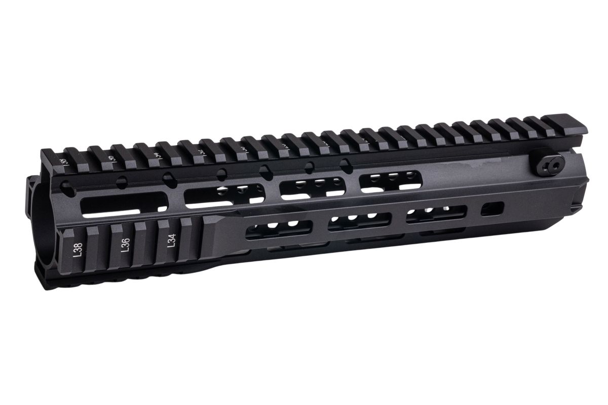 Angry Gun BC* Raider M-Lok レイル GBB / AEG / PTW 用 - (10 インチ、ブラック)-AIRSOFT GOGO エアガン・サバゲー用品通販
