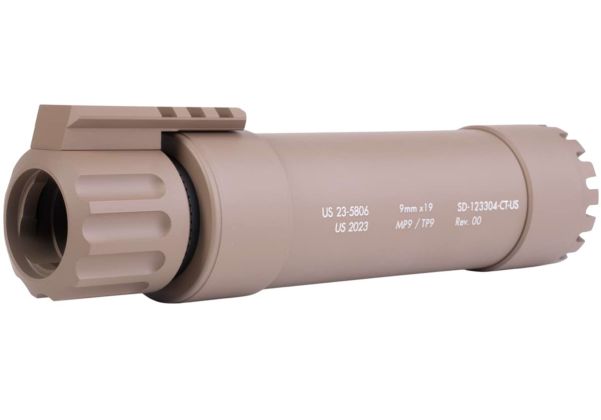 Angry Gun KWA MP9 / KSC TP9 ダミーサプレッサー - 2024 Ver. (FDE)-AIRSOFT GOGO エアガン・サバゲー用品通販