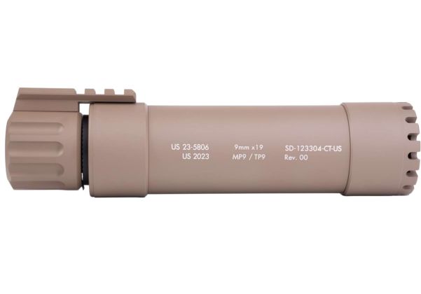 Angry Gun KWA MP9 / KSC TP9 ダミーサプレッサー - 2024 Ver. (FDE)-AIRSOFT GOGO エアガン・サバゲー用品通販