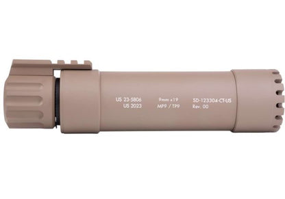 Angry Gun KWA MP9 / KSC TP9 ダミーサプレッサー - 2024 Ver. (FDE)-AIRSOFT GOGO エアガン・サバゲー用品通販