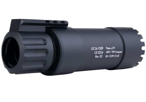Angry Gun KWA MP9 / KSC TP9 コンパクサプレッサー ダミーVer. (ブラック)-AIRSOFT GOGO エアガン・サバゲー用品通販