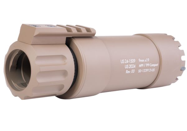 Angry Gun KWA MP9 / KSC TP9 コンパクサプレッサー ダミーVer. (FDE)-AIRSOFT GOGO エアガン・サバゲー用品通販