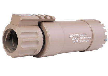 Angry Gun KWA MP9 / KSC TP9 コンパクサプレッサー ダミーVer. (FDE)-AIRSOFT GOGO エアガン・サバゲー用品通販