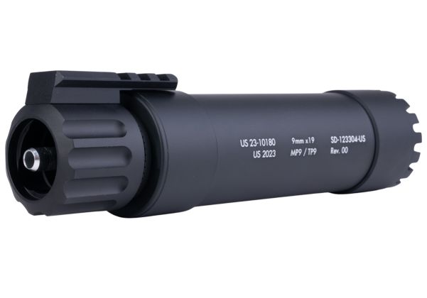 Angry Gun KWA MP9 / KSC TP9 パワーアップサプレッサー - 2024 Ver. (ブラック)-AIRSOFT GOGO エアガン・サバゲー用品通販