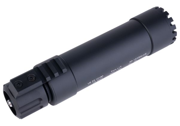 Angry Gun KWA MP9 / KSC TP9 パワーアップサプレッサー - 2024 Ver. (ブラック)-AIRSOFT GOGO エアガン・サバゲー用品通販
