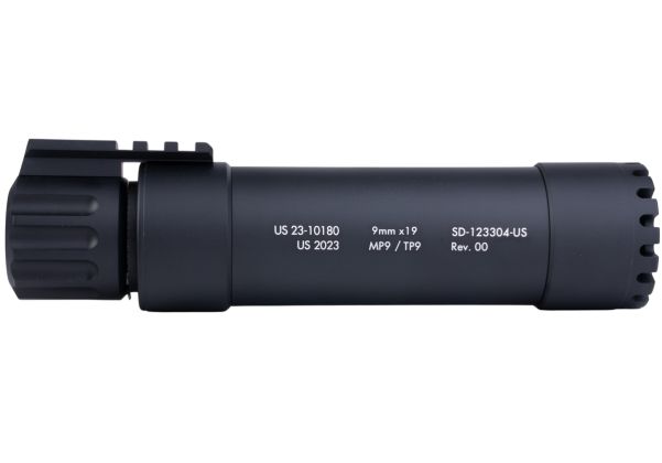 Angry Gun KWA MP9 / KSC TP9 パワーアップサプレッサー - 2024 Ver. (ブラック)-AIRSOFT GOGO エアガン・サバゲー用品通販