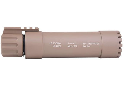 Angry Gun KWA MP9 / KSC TP9 パワーアップサプレッサー - 2024 Ver. (FDE)-AIRSOFT GOGO エアガン・サバゲー用品通販
