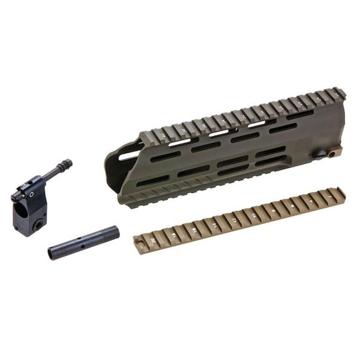 ANGRY GUN L85A3 M-LOK コンバージョンキット - G&G AEG バージョン - セラコート OD グリーン-AIRSOFT GOGO エアガン・サバゲー用品通販