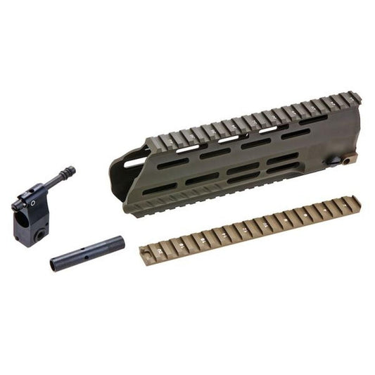 ANGRY GUN L85A3 M-LOK コンバージョンキット - G&G AEG バージョン - セラコート OD グリーン-AIRSOFT GOGO エアガン・サバゲー用品通販