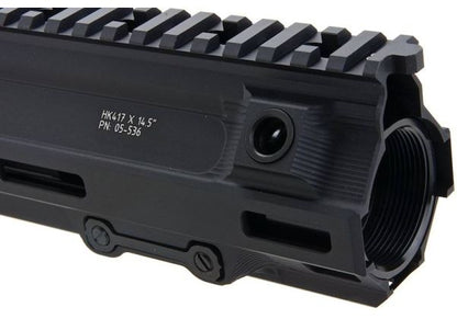 Angry Gun Mlokハンドガード Tokyo Marui NGRS、Umarex/VFC、KWA HK417 エアソフトガンシリーズ対応 (Gスタイル、14.5インチ、ブラック)-AIRSOFT GOGO エアガン・サバゲー用品通販
