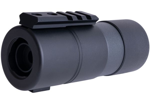Angry Gun MP9 ミニサプレッサー - ダミーバージョン (ブラック)-AIRSOFT GOGO エアガン・サバゲー用品通販