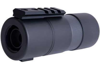 Angry Gun MP9 ミニサプレッサー - ダミーバージョン (ブラック)-AIRSOFT GOGO エアガン・サバゲー用品通販