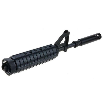ANGRY GUN MWS アウターバレルフロントセット - XM177E2 スタイル (スチール、ブラック)-AIRSOFT GOGO エアガン・サバゲー用品通販