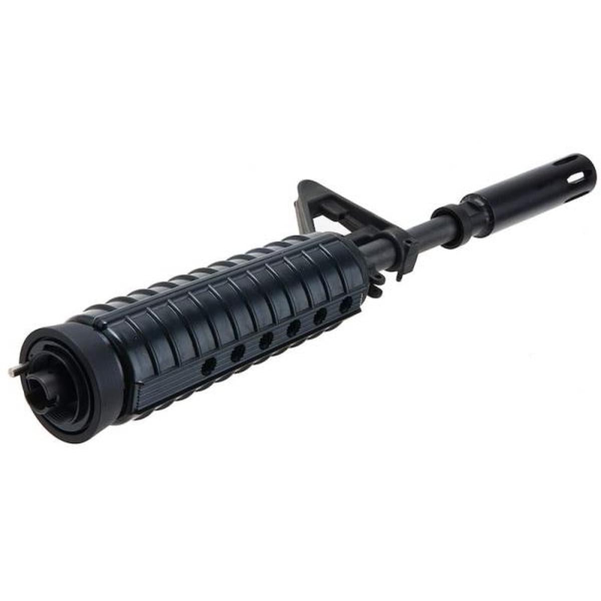 ANGRY GUN MWS アウターバレルフロントセット - XM177E2 スタイル (スチール、ブラック)-AIRSOFT GOGO エアガン・サバゲー用品通販