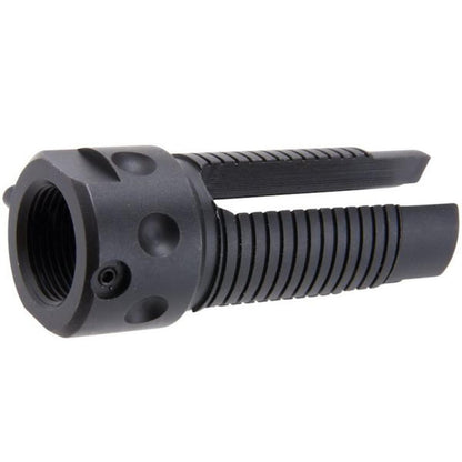 ANGRY GUN QDC 3プロング フラッシュ ハイダー (14MM CCW、BK)-AIRSOFT GOGO エアガン・サバゲー用品通販
