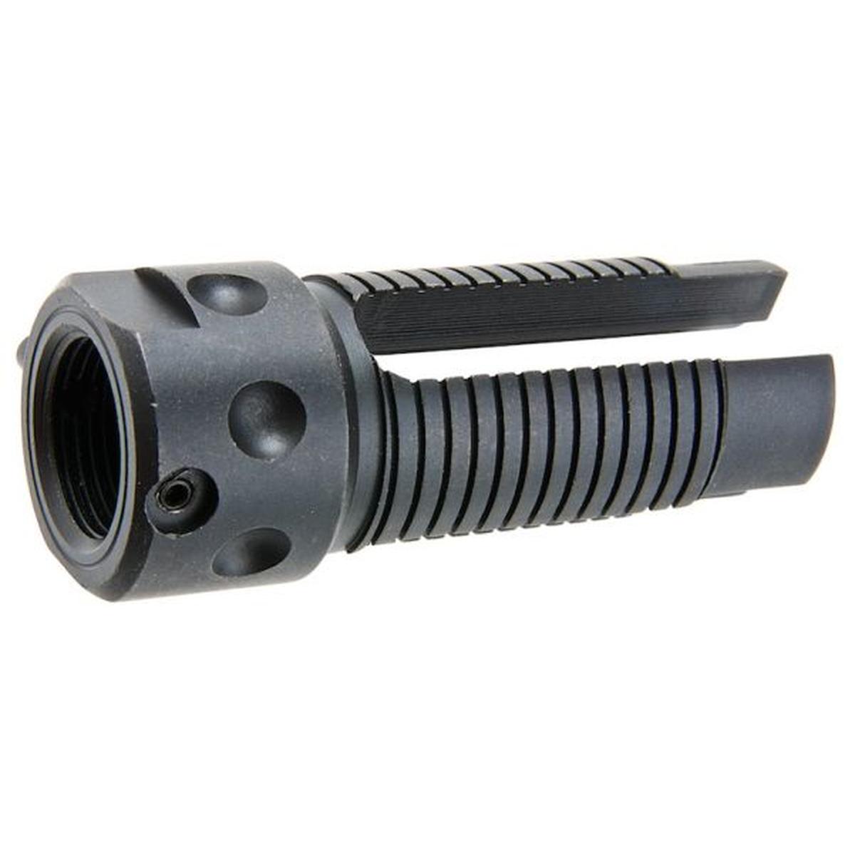 ANGRY GUN QDC 3プロング フラッシュ ハイダー (14MM CW、BK)-AIRSOFT GOGO エアガン・サバゲー用品通販