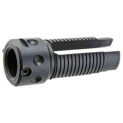 ANGRY GUN QDC 3プロング フラッシュ ハイダー (14MM CW、BK)-AIRSOFT GOGO エアガン・サバゲー用品通販