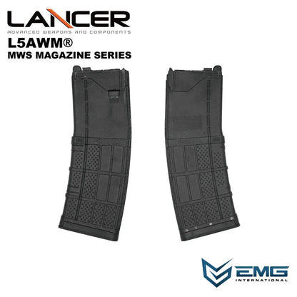 Angry Gun ランチャー L5AWM V2 マルイ MWS M4 用不半透明ガスマガジン - ブラック-AIRSOFT GOGO エアガン・サバゲー用品通販
