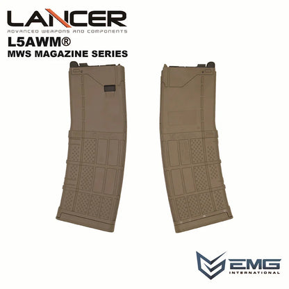 Angry Gun ランチャー L5AWM V2 マルイ MWS M4 用不半透明ガスマガジン - フラット・ダークアース-AIRSOFT GOGO エアガン・サバゲー用品通販