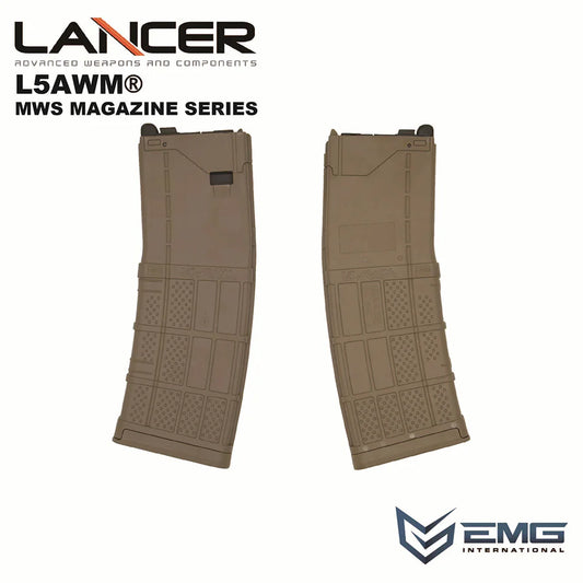 Angry Gun ランチャー L5AWM V2 マルイ MWS M4 用不半透明ガスマガジン - フラット・ダークアース-AIRSOFT GOGO エアガン・サバゲー用品通販