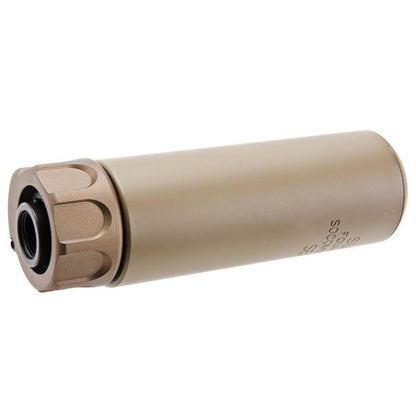 ANGRY GUN SOCOM556 ミニダミーサイレンサー フラッシュハイダー付き (14MM CCW、FDE)-AIRSOFT GOGO エアガン・サバゲー用品通販