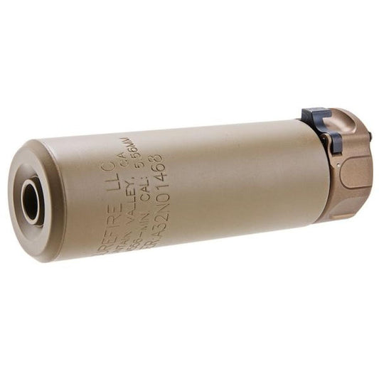 ANGRY GUN SOCOM556 ミニダミーサイレンサー フラッシュハイダー付き (14MM CCW、FDE)-AIRSOFT GOGO エアガン・サバゲー用品通販