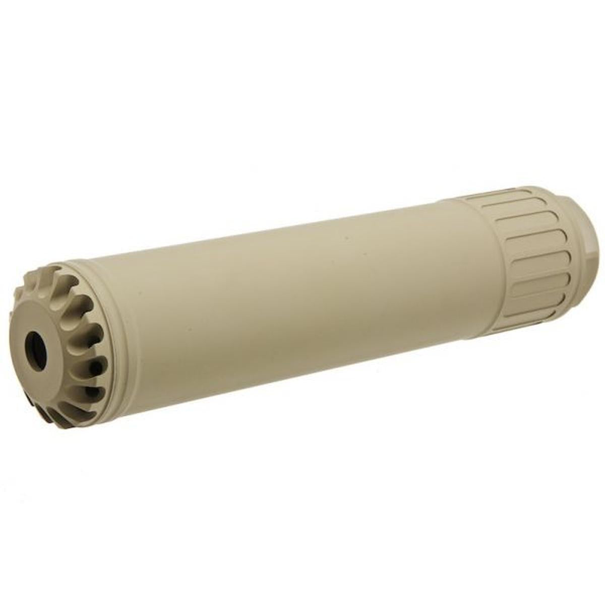 ANGRY GUN TORNADO ダミーサイレンサー HK417 / M110A1 SDMR バージョン用 (FDE、フラッシュハイダー CCW 付き)-AIRSOFT GOGO エアガン・サバゲー用品通販