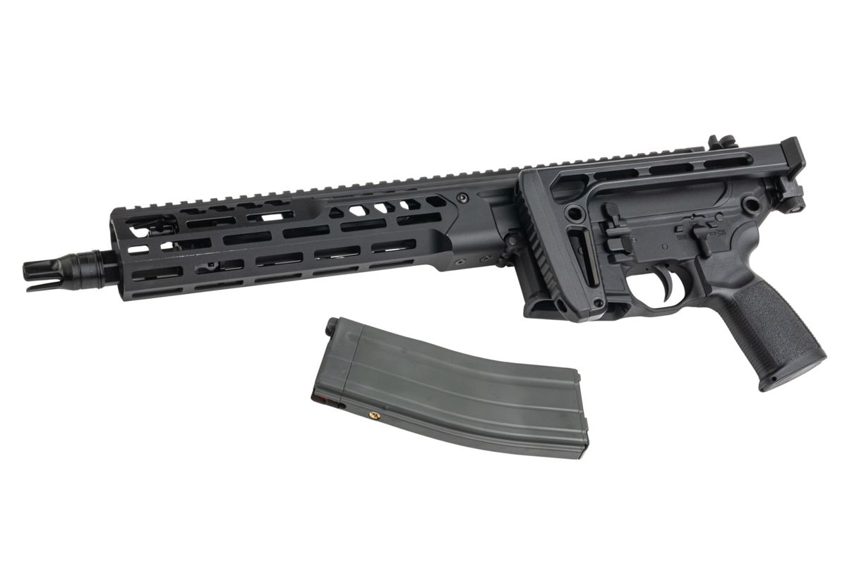 APFG MCX Spear LTスタイル SBR 11.5インチ GBB エアソフトライフル - ブラック-AIRSOFT GOGO エアガン・サバゲー用品通販
