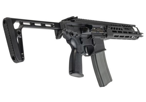 APFG MCX Spear LTスタイル SBR 11.5インチ GBB エアソフトライフル - ブラック-AIRSOFT GOGO エアガン・サバゲー用品通販