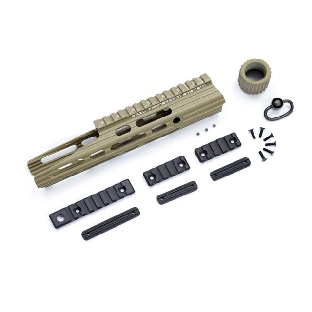 APS 10インチ ガーディアンハンドガード ASR/M4 AEG用 (EE041)-ダークアース-AIRSOFT GOGO エアガン・サバゲー用品通販