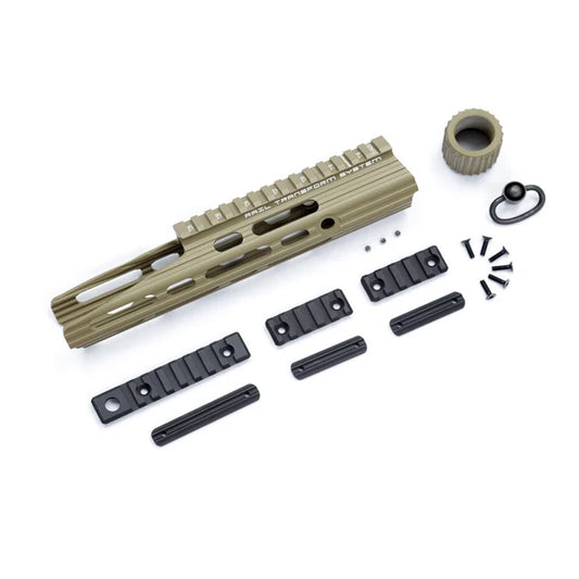 APS 10インチ ガーディアンハンドガード ASR/M4 AEG用 (EE041)-ダークアース-AIRSOFT GOGO エアガン・サバゲー用品通販